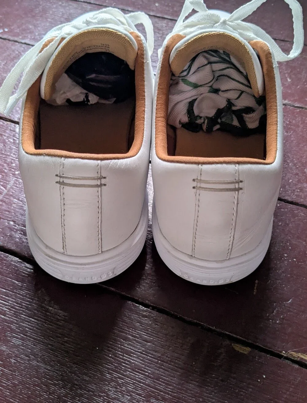 Cole Haan Women's Grand Crosscourt Sneaker Style Shoes W08780 White Leather Sz 9